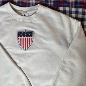 Nike Men’s Team USA 1924 pack crew neck sweatshirt size small white red blue